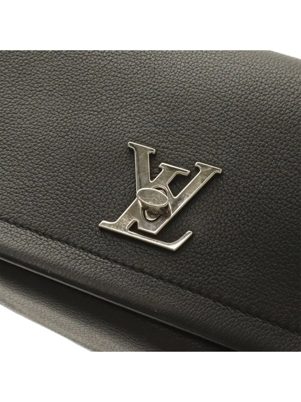 Louis Vuitton Lockme II 2 BB Shoulder Bag 2-Way Chain Handle Noir Black